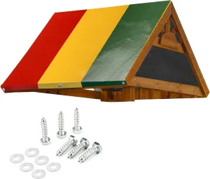 PVC Vinyl Coated Marine Grade Fabric$ inhibit steal tradition fiction redesign Multi-Color MOFEEZ 52" x 90" Swing Set Replacement Tarp for Play Set Outdoor$ 100% 
