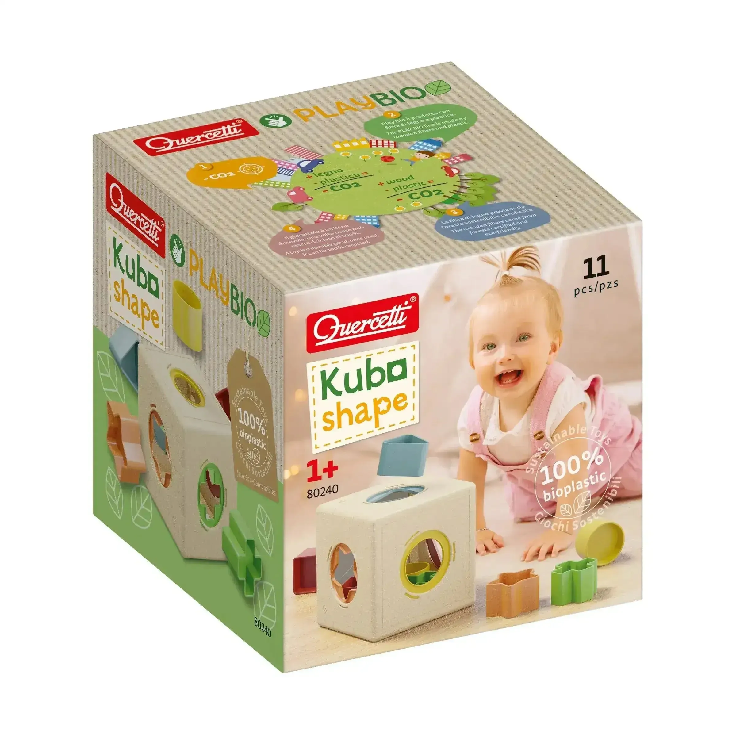 Quercetti | Play Bio Kubo Shape