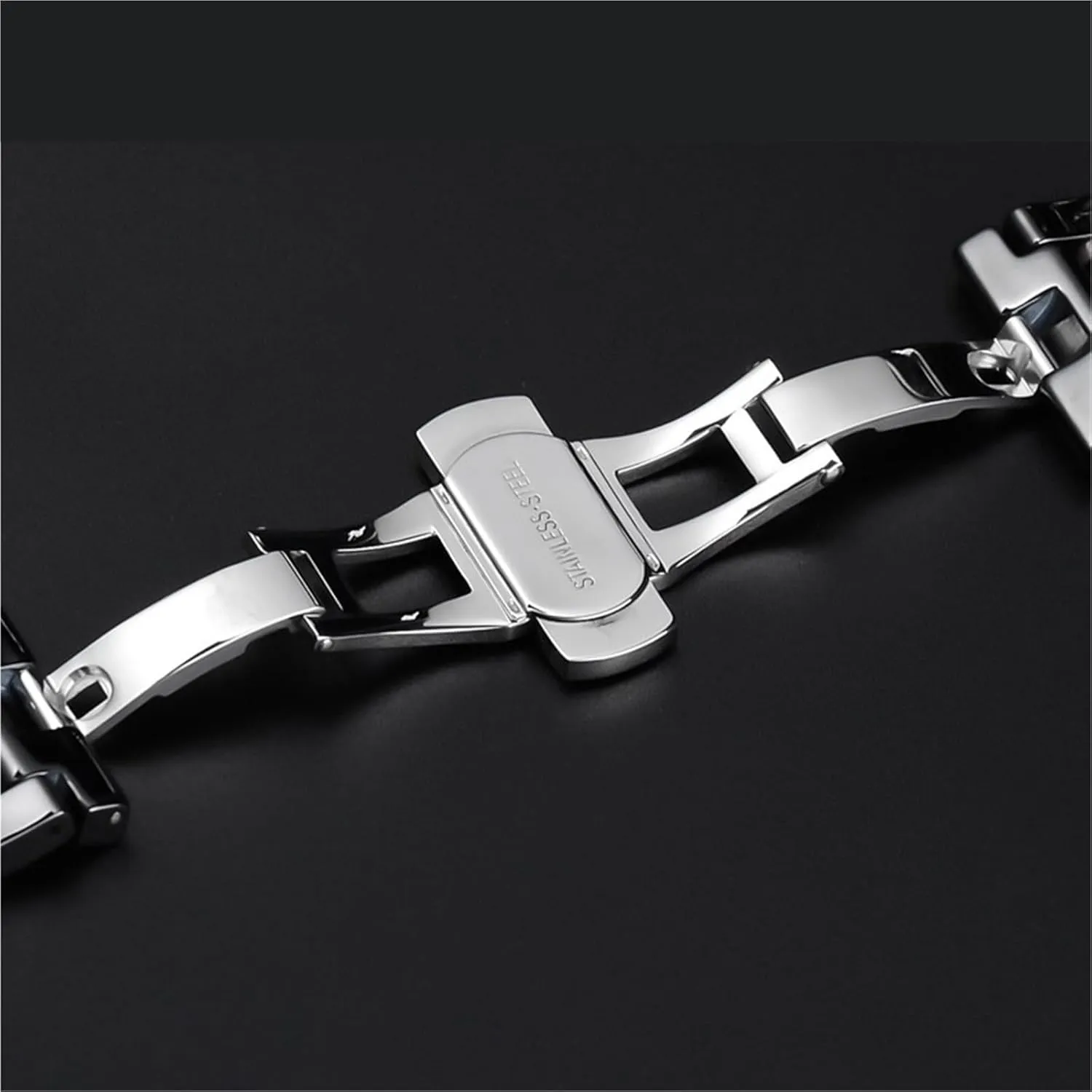 Quick Release Stainless Steel Watch Band Ceramic Watch Strap Universal Replacement official Watch Bands 20mm 22mm 