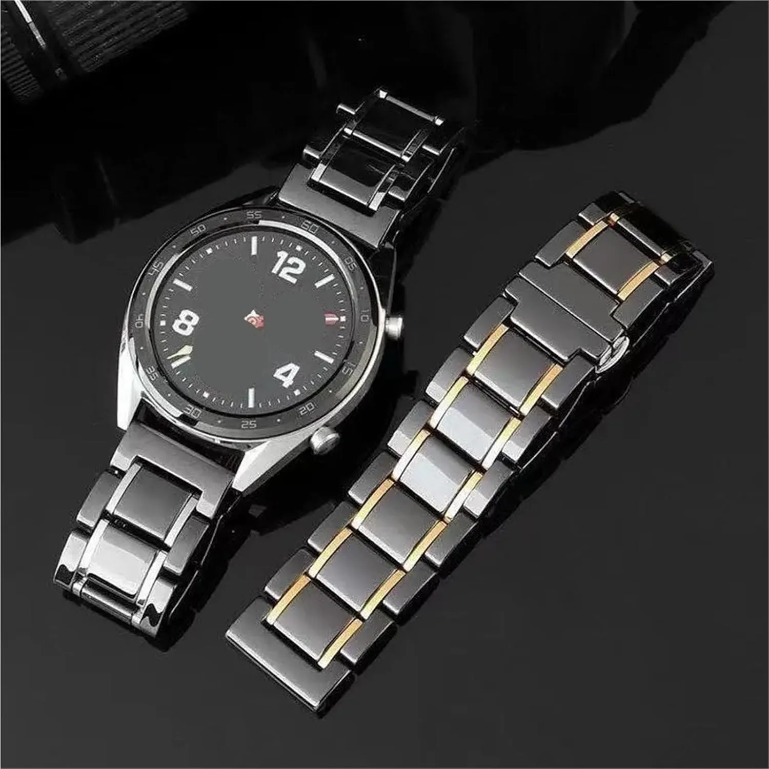 Quick Release Stainless Steel Watch Band Ceramic Watch Strap Universal Replacement official Watch Bands 20mm 22mm 