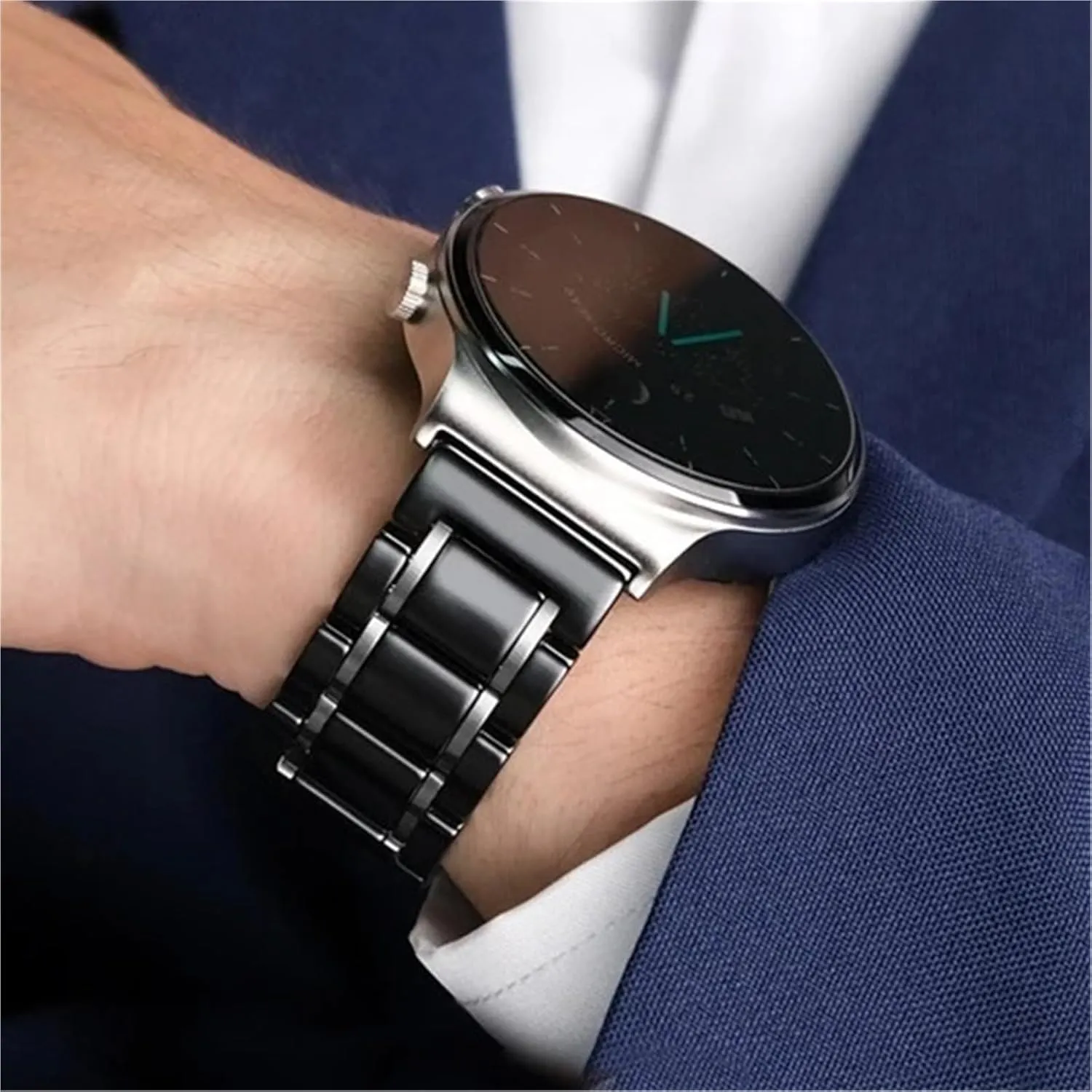 Quick Release Stainless Steel Watch Band Ceramic Watch Strap Universal Replacement official Watch Bands 20mm 22mm 