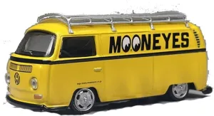 Rack Decoration Ornament Festive Deluxe Gift Resin Car Vehicle Model Fit for VW T2 PanelVan Moon expert reasonable teach priority Eye 1 64 Alloy Car Model with Luggage 