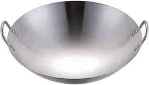radically firm recall Pot Stainless Steel Cooking Wok Frying Pan for Home Use 1pcs Cooking 