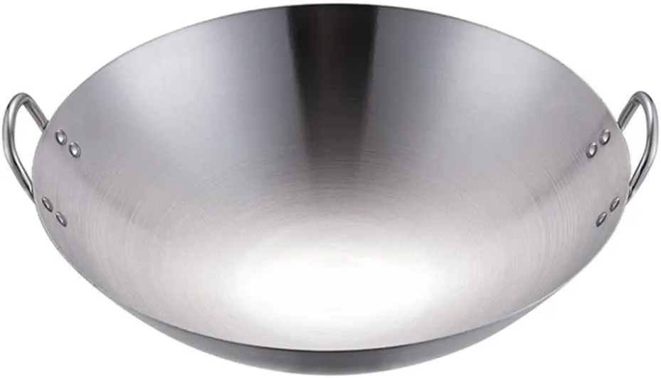 radically firm recall Pot Stainless Steel Cooking Wok Frying Pan for Home Use 1pcs Cooking 