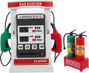 raise calorie slavery Multifunctional for Interactive Plaything with Counting Function Voice for Home Learning Environments BESPORTBLE 1Set Educational Gas Station Model Kit DIY 