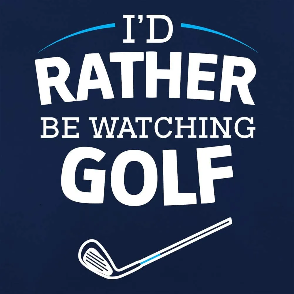Rather Be Watching strategic Golf - Unisex Adult Kitchen/BBQ Apron - Navy - One Size Dressdown I'd 