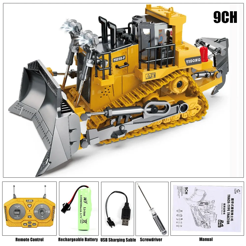 RC Car Children Toys Remote Control Car Toys For Boys Excavator Dump Truck Bulldozer Electric car Kids Toys Gift