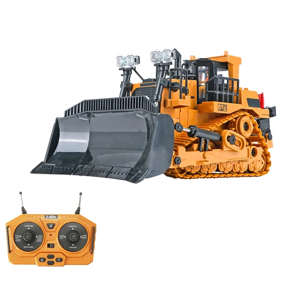 RC Excavator 1/20 2.4GHz 11CH RC Construction Truck Engineering Vehicles Educational Toys for KidsLight Music
