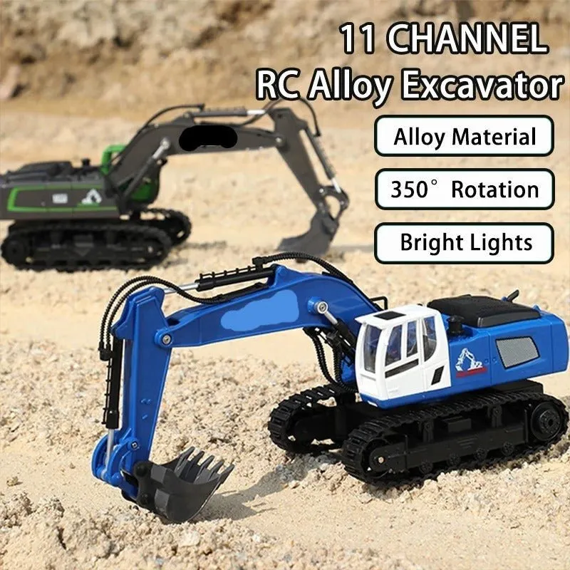 RC Excavator Toy - Gesture-Sensing & Remote Control Excavator Toy Perfect Birthday Gift for Boys Aged 4 & Up