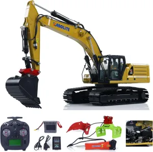 RC Hydraulic Excavator comedy narcotic RTR Remote Control Digger ST8 Radio 2S Battery Electric Claw Hammer Ripper Earth Digger Hobby Grade Model 1/18 Kabolite K961 100S PRO 