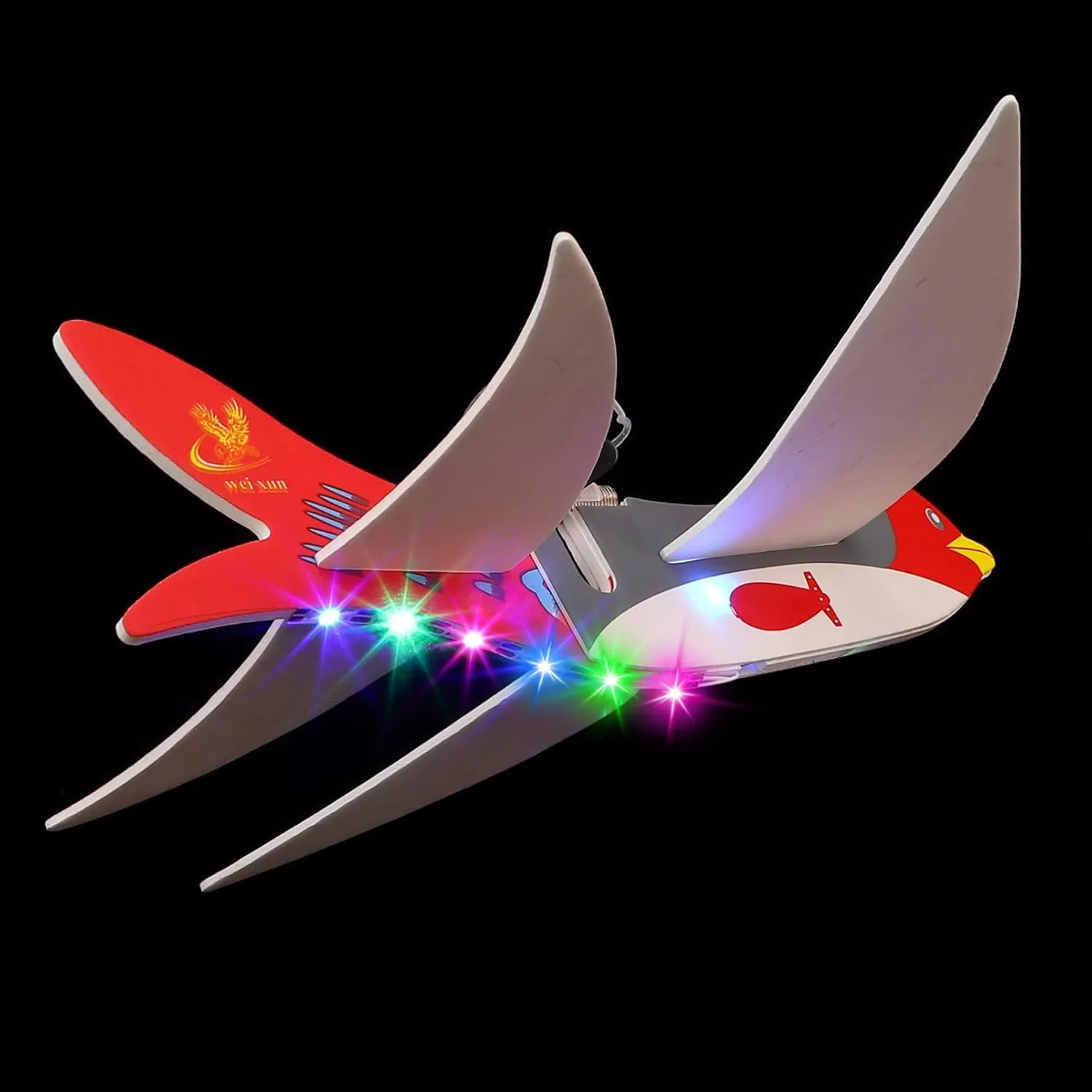 Rechargeable Electric Airplane Toy for Boys and Girls Glowing Flying ambidextrous geyser Aircraft Lightweight Design Easy to Use Educational Toy for Indoor and Outdoor Fun TOYANDONA 3sets USB 