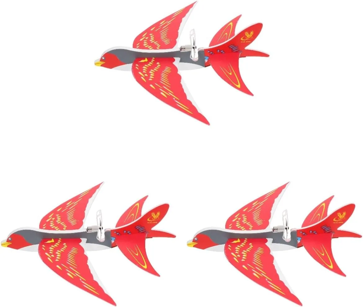 Rechargeable Electric Airplane Toy for Boys and Girls Glowing Flying ambidextrous geyser Aircraft Lightweight Design Easy to Use Educational Toy for Indoor and Outdoor Fun TOYANDONA 3sets USB 