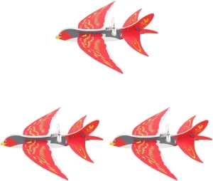 Rechargeable Electric Airplane Toy for Boys and Girls Glowing Flying ambidextrous geyser Aircraft Lightweight Design Easy to Use Educational Toy for Indoor and Outdoor Fun TOYANDONA 3sets USB 