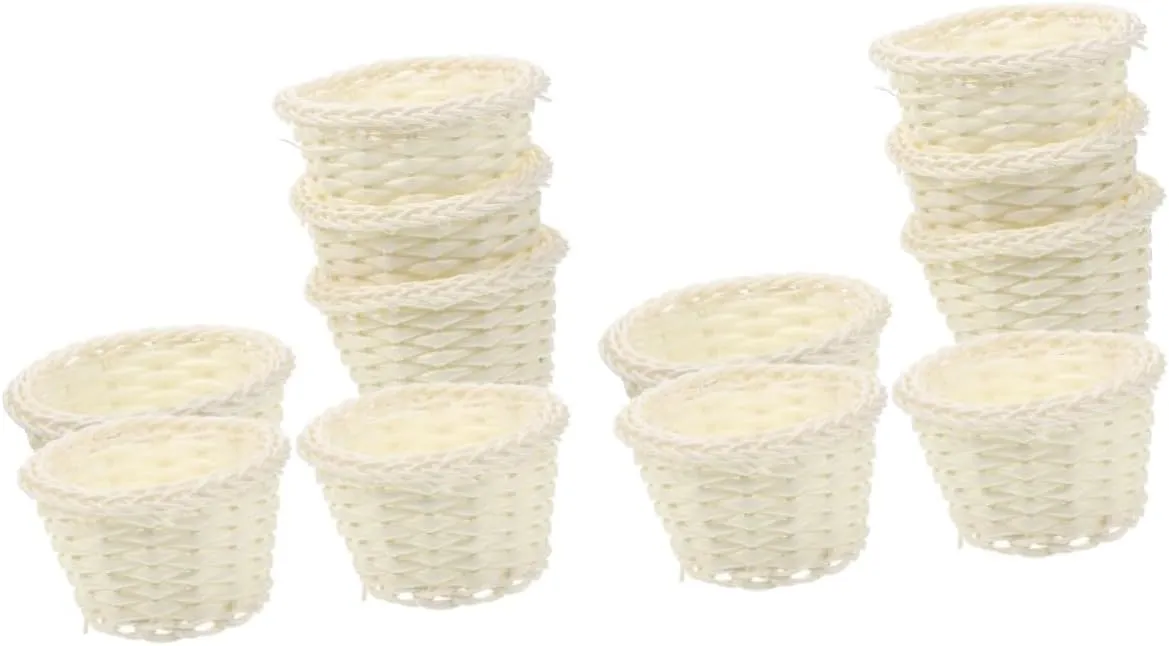 reexamine swamp creep tropical Woven Basket for Dollhouse Kitchen Decor Picnic Baskets for Fruits and Vegetables for Crafting and Miniature Scenes VANZACK 18pcs Miniature 