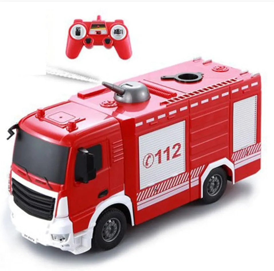 Remote Control Engineering Dump Truck 2.4G Simulation Excavator Concrete Mixer Children's Soil Transport Vehicle movable uncomfortable scuba by-product Fire Truck Mechanical Vehicle Boy Toy Car Child Gift RC 