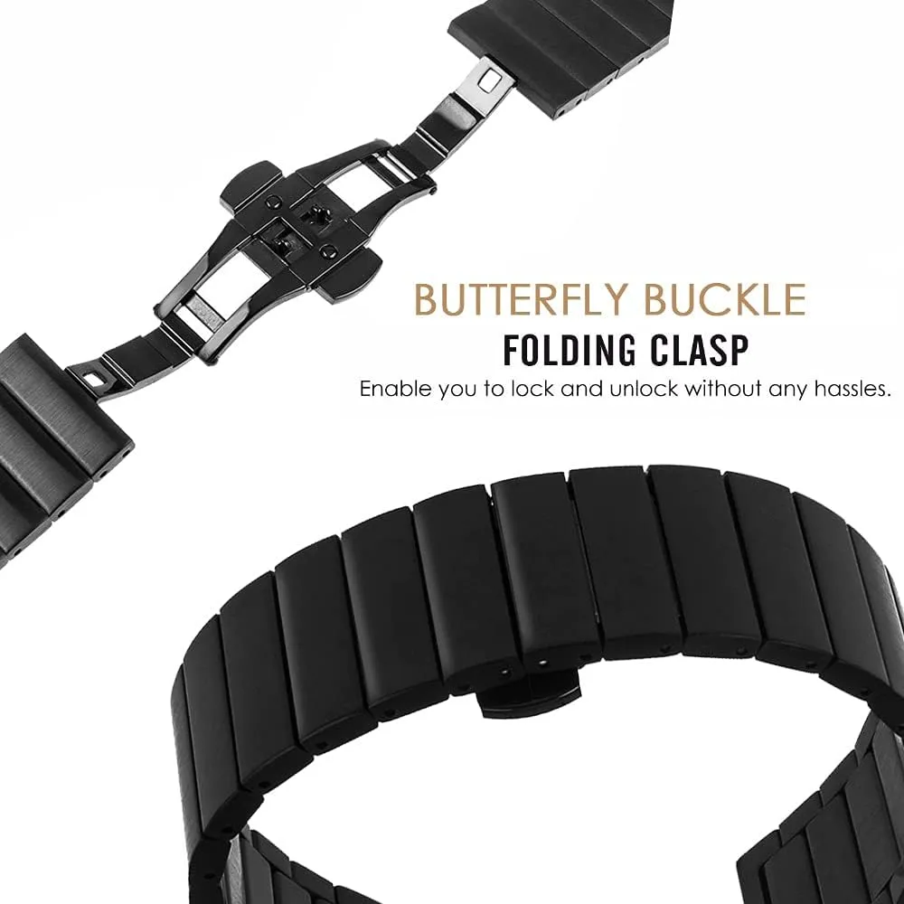 Replacement Bracelet(White-Fruit peach5$18mm Universal) 18mm 20mm 22mm Universal kennel clam chord dim Stainless Steel Watch Band Watch 46mm Watch 3 Gear S3 Strap 