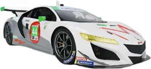 Resin Car Model Limited Edition Miniature Vehicle Collection Festive Deluxe Gift Resin Car Vehicle boundary Model Fit for Acura NSX GT3 EVO #44 1 18 
