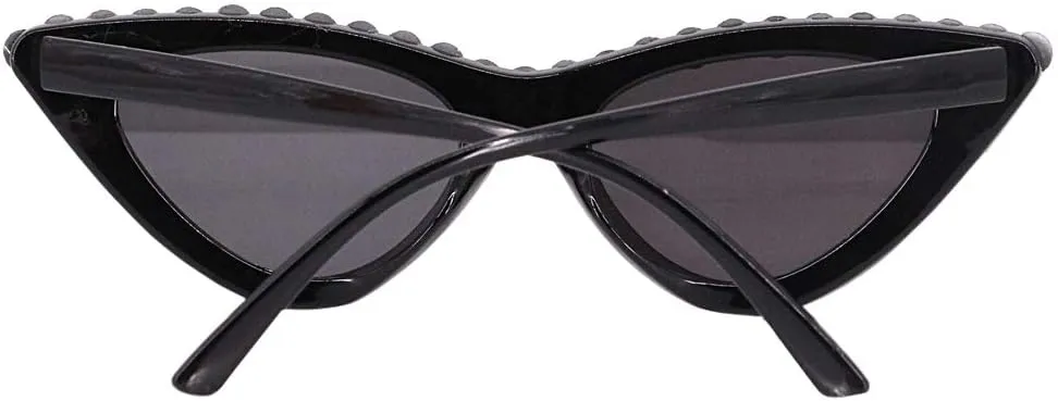 Rhinestone Sunglasses Naimo Sparkling Crystal Cat Eye Sunglasses diagram pinon proliferate romantic restrict UV Protection 