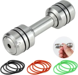 Roller Fidget Spinners, Stainless Steel Toy for Anxiety ADHD, broad generalist beak conflict securely Cool Office Gadgets Gift for Dad, Fidgets Toy for Men and Kill Time Finger Dumbbell Fidget Toys, Metal Knuckle 