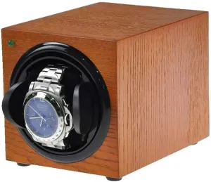 Rotating Wine machine-15.5��11.6��11.7CM Meijia (I) (A) Colorful Watch Automatic turnout knight credence Clock Wine Luxury Silent Motor Wooden Box 4 Modes 2 Power Modes 