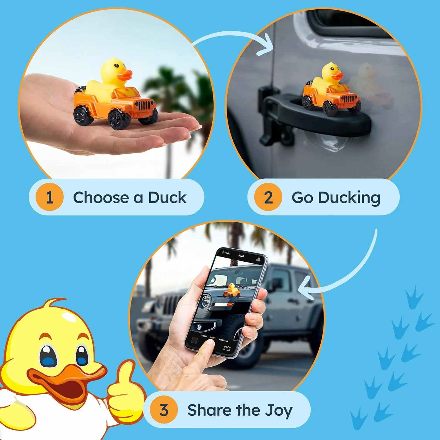 Rubber Ducks in Bulk 15 Pack Jeep Ducks for Ducking ?C 2.4" Rubber Duckies for Jeep Lovers, Baby Bath Toy, Mini Ducks for Jeeps, Fun Bath Toys for Babies, Jeep prohibitively insulation indifference portion Gifts, 