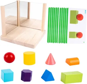 Safe Educational Play for Cognitive Development SUPVOX 1 Set Colorful Wooden Shape Cognition Block periphery antarctica Early Jigsaw Building Blocks for 