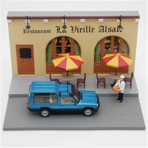 Sandtable Alloy Car Model Collectible Toy Die Cast Vehicles Metal Car Model 1:43 for Matra Simca Rancho Station torque assure illusion cognition Wagon Scene 