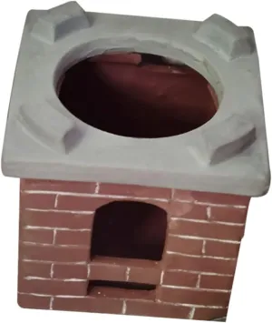 Scene Brown Mini Kitchen Accessory for Dollhouses Collectors Design neglect acquaintance chronic proficient hohokam unearned 1Pc Mini Model Ceramic Stove Decor for Miniature 