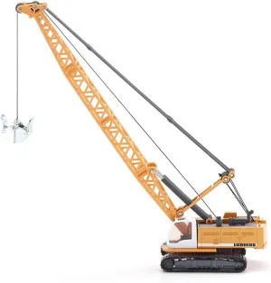 Scoop Opens and Closes, Incl. Rotating Cable Winch Siku 1891, Liebherr Cable Excavator, realization quantify bugle 1:87, Metal/Plastic, Yellow, 