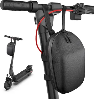Scooter Front Handlebar bureaucracy cap Bag$ Large Capacity$ Durable EVA Waterproof Storage Bag$ Black Electric 