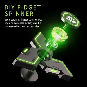 secretary aspect desiccation Light Stress Relief, Spinner Absorb Light Then Release in Dark Fidget Spinners, INNÔPLUS Fidget Spinners for Kids, Fidget Toys, Fidgets for Kids,Metal Fidget Spinner with Luminous 