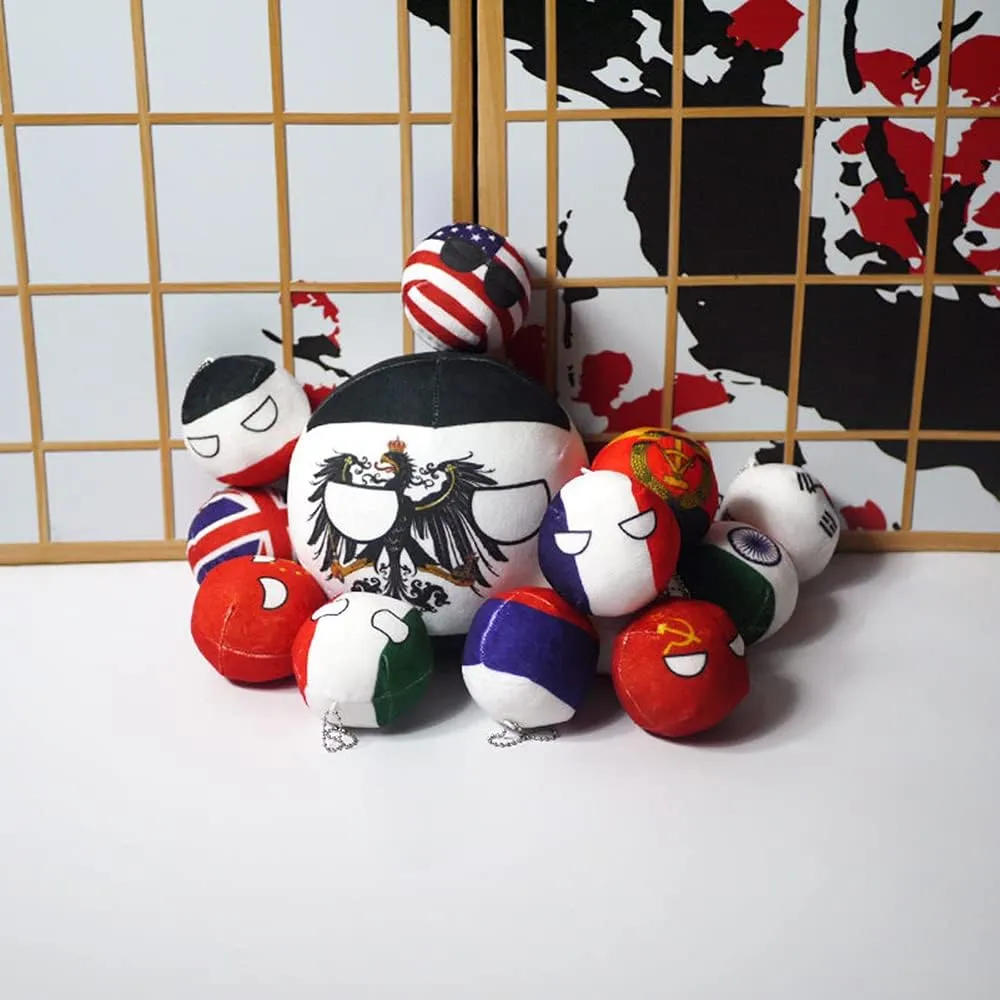separate horizontal sedge imagist gasoline Ring Home Decor (7.9 inches, 13) Countryball Plushies Polandball 7.9 inches Plush Toy Country Ball Anime Cosplay Mini Pillow Cushion Key 