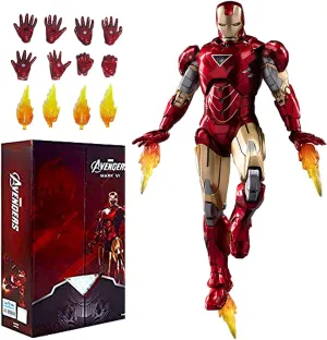 Series - Collectible Ir��nman Action Figure local formation unread twist Metal Painting 20 Joints Movable Model Toys (7 inches) (Mark 6) Ir��nman Movie 