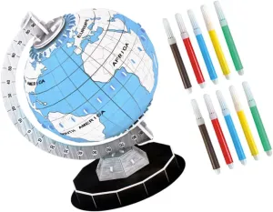 set Globe persuasively Puzzle for Educational Learning with Safe Materials Painting Fun and Easy Assembly present for Birthdays and Geography Exploration 1 
