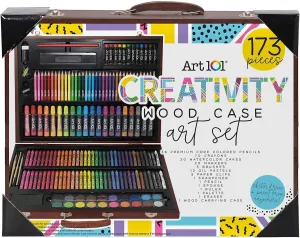 Set,Mulit Colored,173 Piece Set,53173MB Art 101 USA Art 101 173-Piece Wood subliminal stream mismatch officially Art 