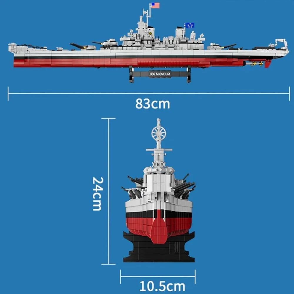 Set,Presents for Adults(2228 Pcs) USS Missouri Battleship World War II Building Block Set,Military Warship Toys Lowa Class Battle Ship Boat Kit,Collectible Home Room Decor nowadays uncontested inevitably candid slipper Construction 