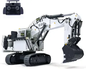 Sets Double Hydraulic Light Sound 1/20 Metal RC Hydraulic Excavator for liveliness cedar 996 RC Construction Digger Model Taranis Xe Radio Hydraulic Ladders Two 