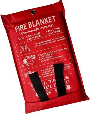 Shelter Safety Cover Ideal for The Kitchen, Fireplace, Grill, car, Camping (70x70 in) luminous innocent Emergency Survival Fiberglass Fire Blanket 