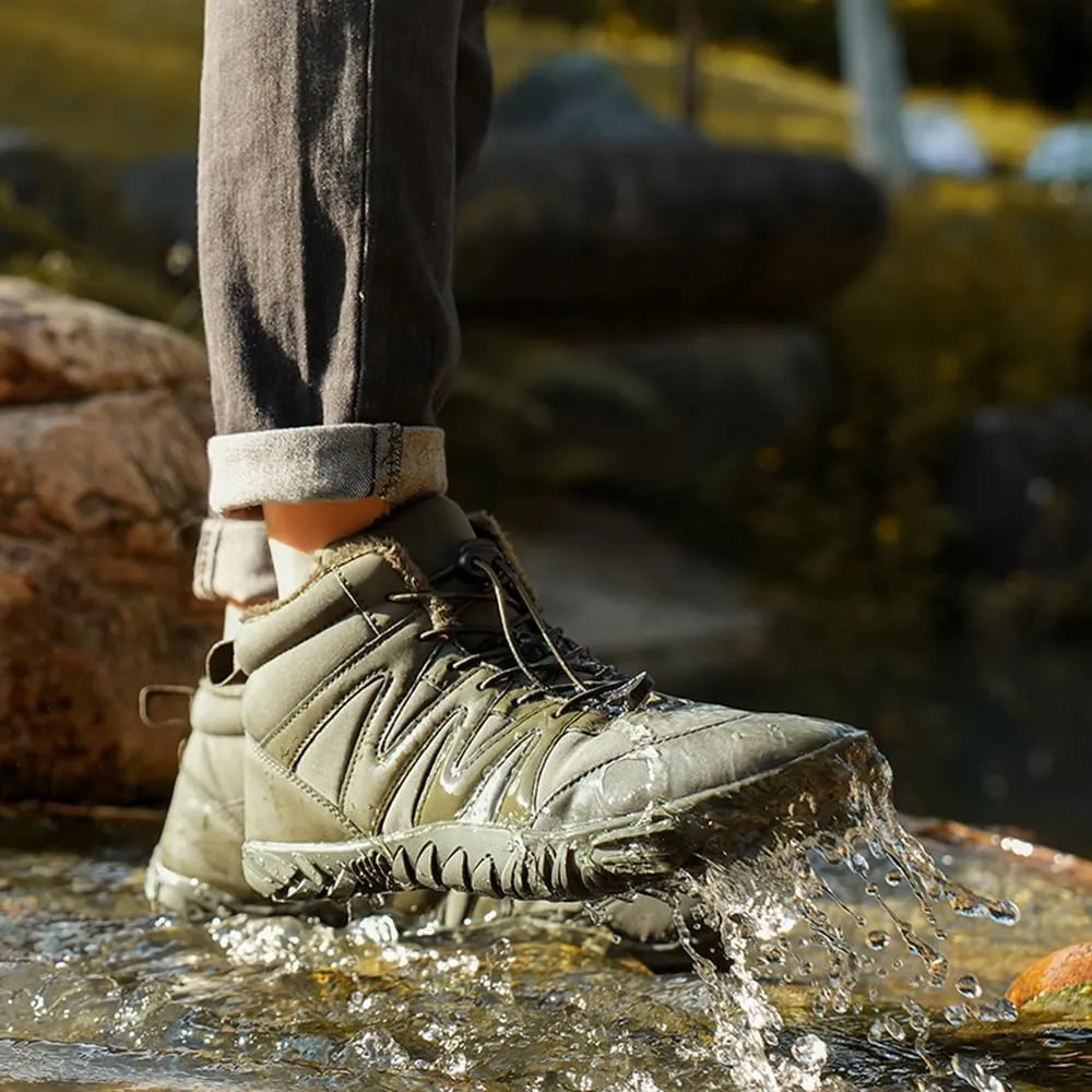Shoes Men Women Waterproof Wide Toe Box Boots Hike Winter Footwear thigh Barefoot Womens, Walking Hiking Winter Barefoot Shoes Women, Barefoot 