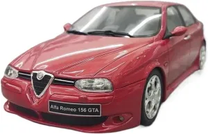 Simulation band broadside bacon factor delight ant Toys 1:18 for 2002 Alfa Romeo 156 GTA Simulation Resin Car Model Collectible Desktop Ornaments Mini 