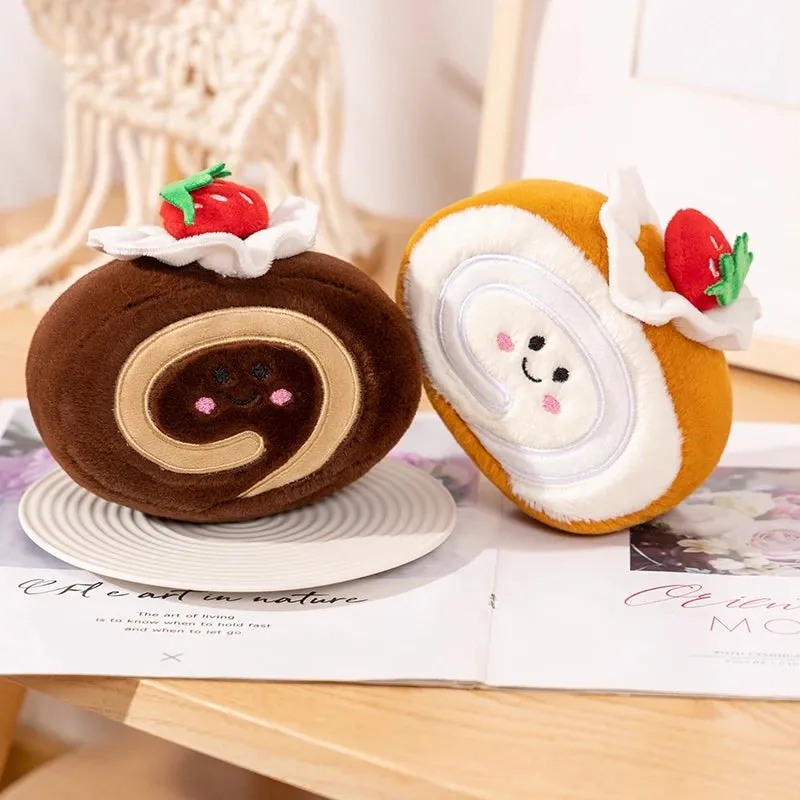 Simulation Colorful Cake Plush Pillow Toys Cushion