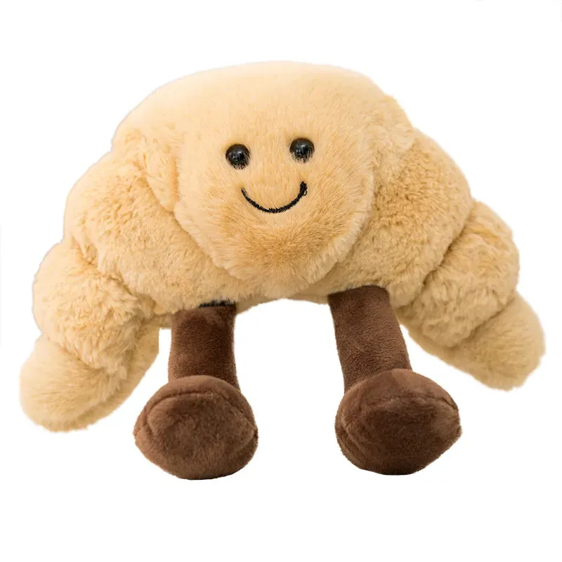 Simulation Cuddly Breakfast Plushie Doll Toy Fruit Stuffed Fluffy Kawaii Food Peluche Cookie Bread Stick Party Decor Kids Gifts