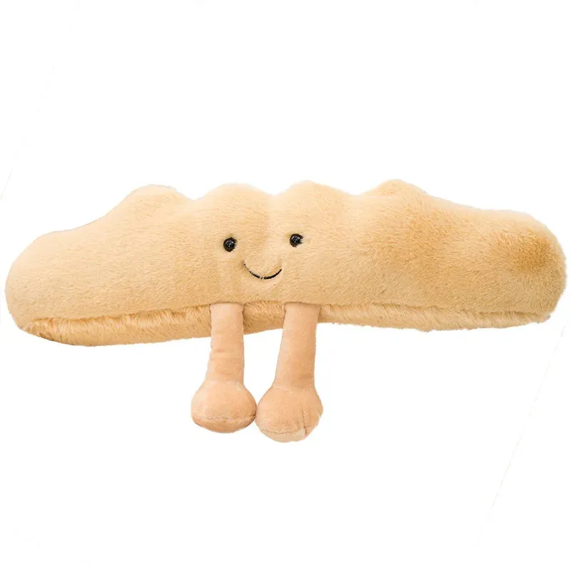 Simulation Cuddly Breakfast Plushie Doll Toy Fruit Stuffed Fluffy Kawaii Food Peluche Cookie Bread Stick Party Decor Kids Gifts