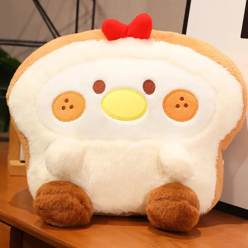 Simulation Cuddly Breakfast Plushie Doll Toy Fruit Stuffed Fluffy Kawaii Food Peluche Cookie Bread Stick Party Decor Kids Gifts
