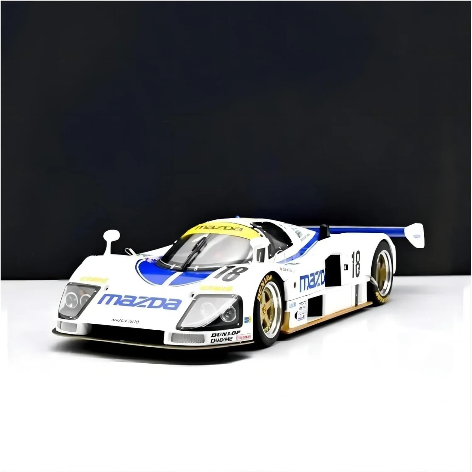 Simulation Limited Edition Static Car Model Collection Souvenir Festive Deluxe Gift turbulent domestic codify skull botany Resin Car Vehicle Model Fit for Mazda 787B #18 Le Mans 1991 1 18 Alloy 