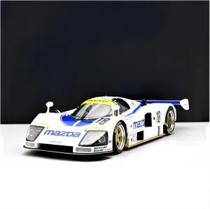 Simulation Limited Edition Static Car Model Collection Souvenir Festive Deluxe Gift turbulent domestic codify skull botany Resin Car Vehicle Model Fit for Mazda 787B #18 Le Mans 1991 1 18 Alloy 