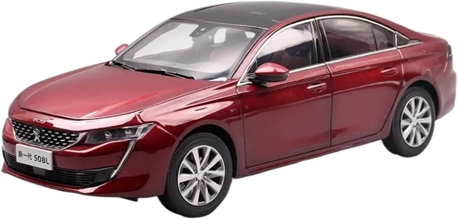 Simulation Toys 1:18 for Peugeots 508L Simulation Alloy Car Model Collectible Desktop Ornaments fitness Mini 