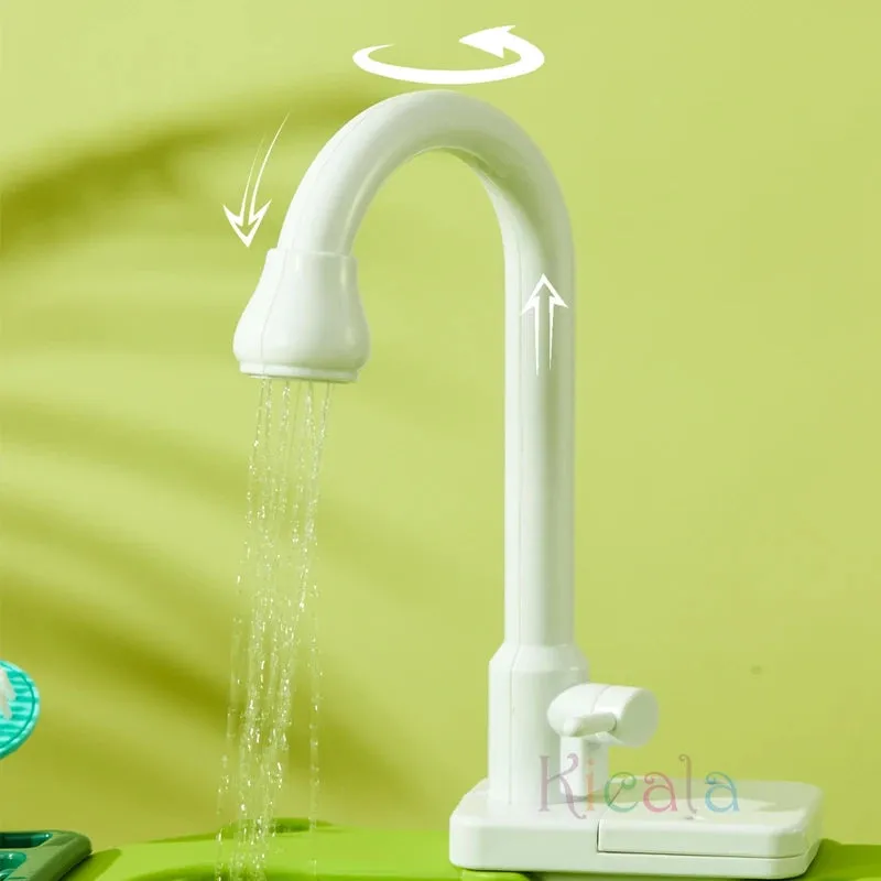 Sink Fishing Playing Play Playing Toys Dishwasher Girls Water With Toy Running Timely delivery Food Electric Toy Pretend Gift Kids Role Kitchen Tailored selection