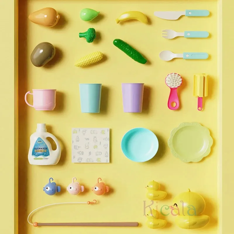 Sink Fishing Playing Play Playing Toys Dishwasher Girls Water With Toy Running Timely delivery Food Electric Toy Pretend Gift Kids Role Kitchen Tailored selection
