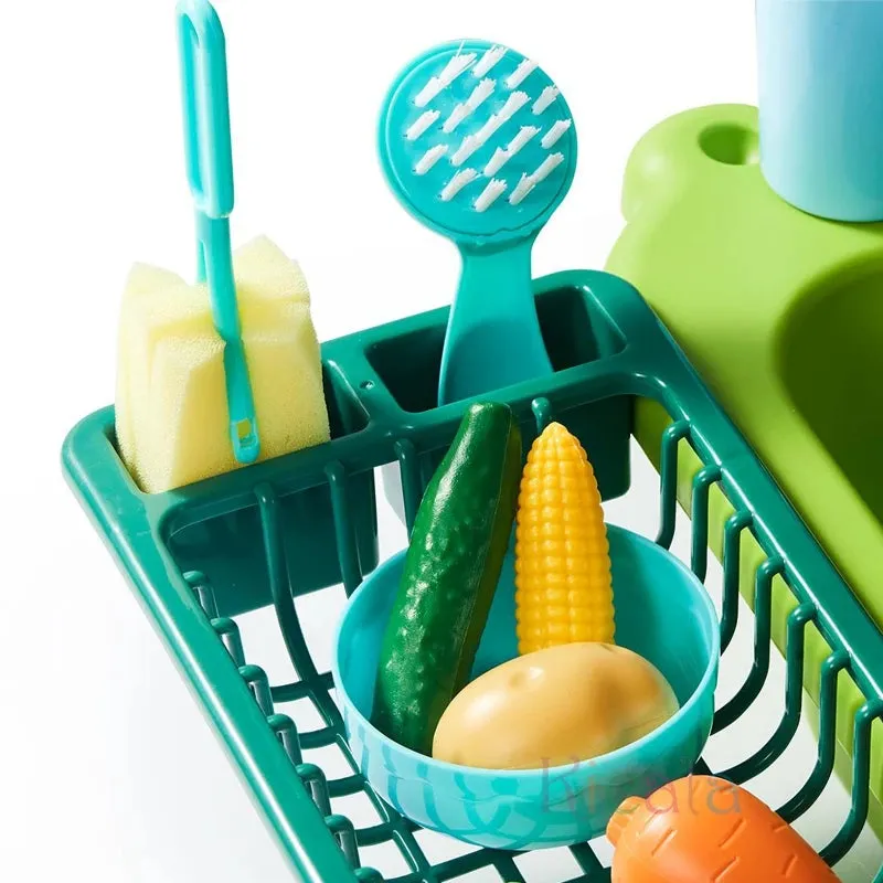 Sink Fishing Playing Play Playing Toys Dishwasher Girls Water With Toy Running Timely delivery Food Electric Toy Pretend Gift Kids Role Kitchen Tailored selection